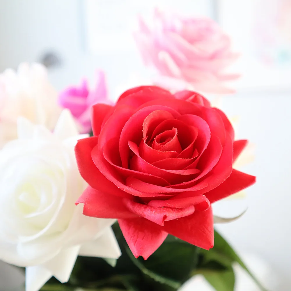 High Quality Simulated Rose Bouquet, Graduation Flower Bouque, Home Accessories, New Year's Decor, Flowers Bouquet, 42cm