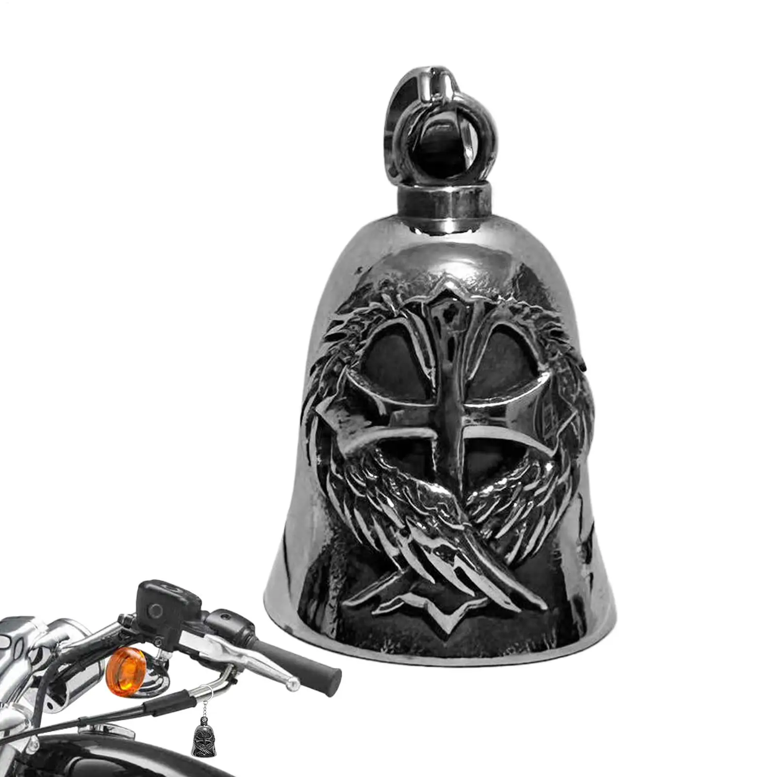 

Мотоциклетный колокольчик, колокольчик для езды, аксессуары для мотоциклов, брелок из сплава, аксессуар для защиты езды, подвеска для семейных любителей