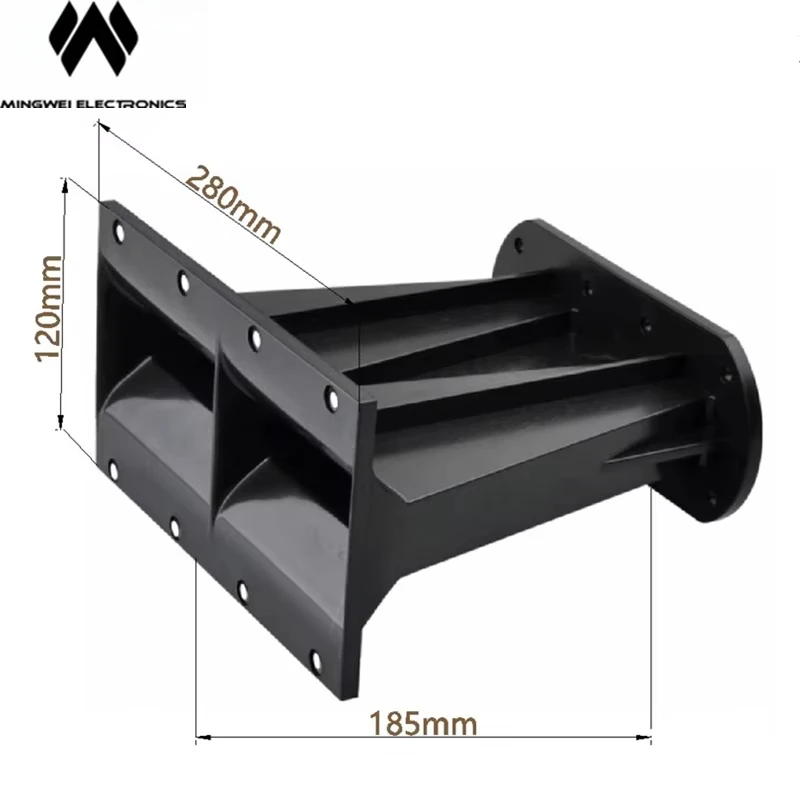 

MW Audio Line Array Speaker Horn for 10 Inch ,Size 280L*120W*185H, Throat:1inch