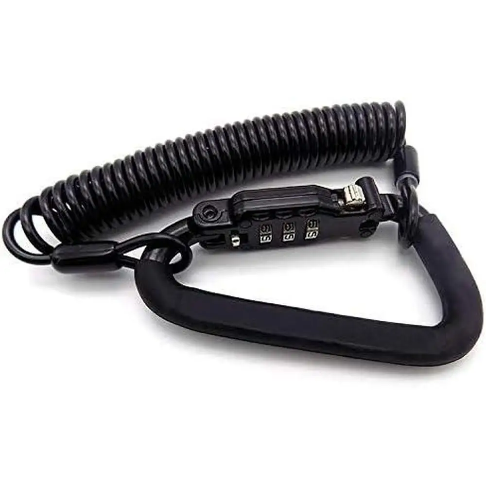 

Мотоциклетный велосипедный тросовый замок, сбрасываемый 4-значный код циферблата, комбинированный замок безопасности