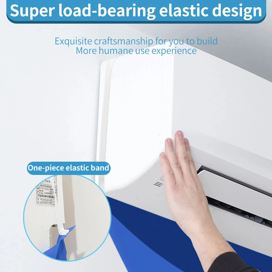 90cm Air Conditioning Cleaning Cover Kit Water Bag Full Set Cleaner Tools with Pipe Conditioner Waterproof Summer Clean Brush