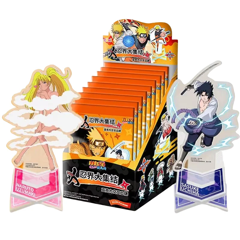 

EAKI Naruto Acrylic Cross Standing Plaque Decoration Naruto Sasuke Haruno Sakura Uchiha Itachi Anime Standee