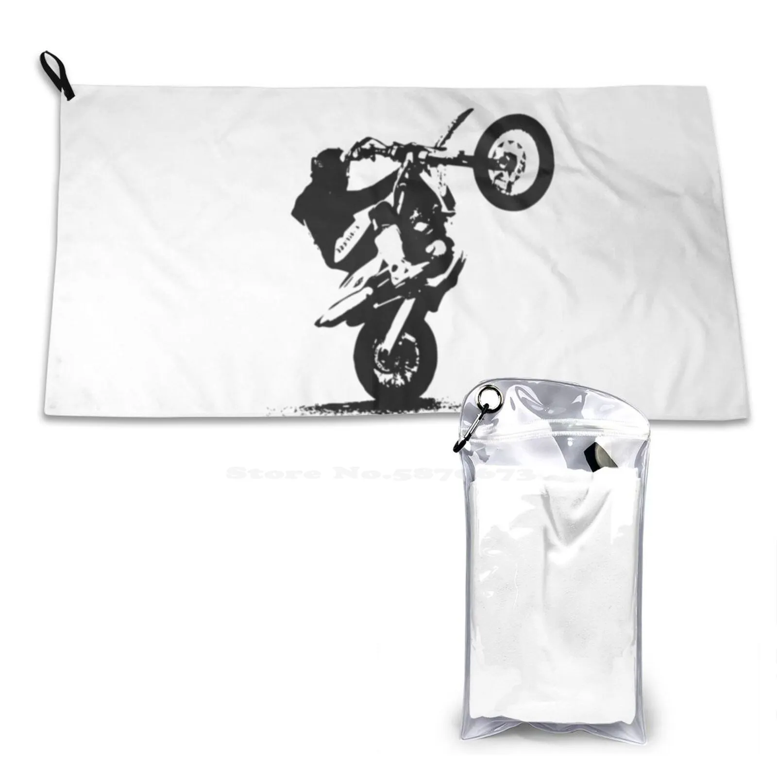 Angry Motorcycle Soft Washcloths Face Towel Break Fighter Mountain Motorcycle Dirt 9 Mens Down Up Biker Speedy Gonzales Reeves