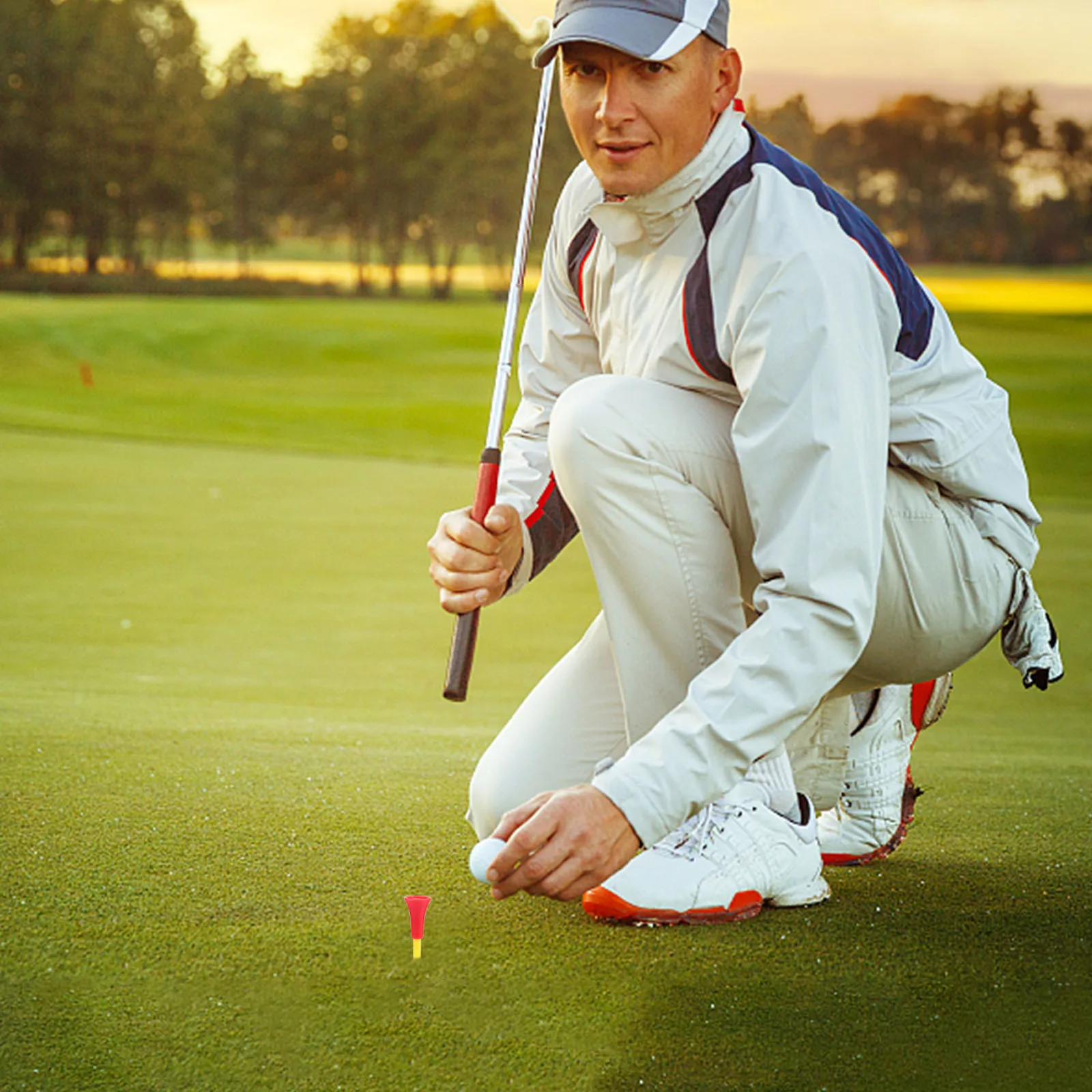 

10 pcs Ball Tee Practical Training Tool Lightweight Golf Accessories Golfs Props Durable Golf Equipment Sports Gifts