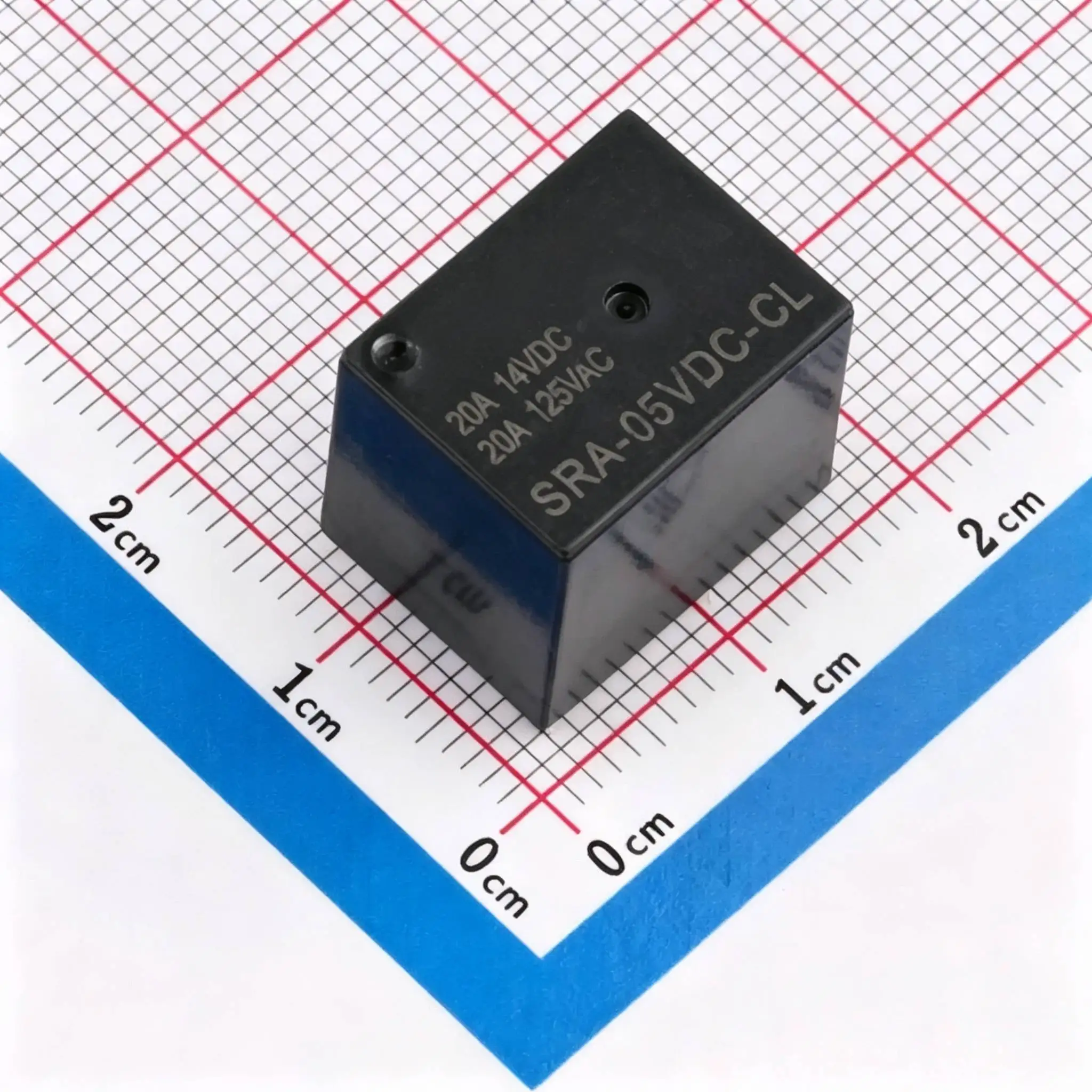 5/20/100Pcs 5V 12V 24V 20A DC Power Relay SRA-05VDC-CL SRA-12VDC-CL SRA-24VDC-CL 5Pin PCB Type In stock Black Automobile relay