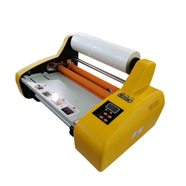 

A 3 Cold & Hot Laminator Heated Roll Pouch Laminating Machine TD3510