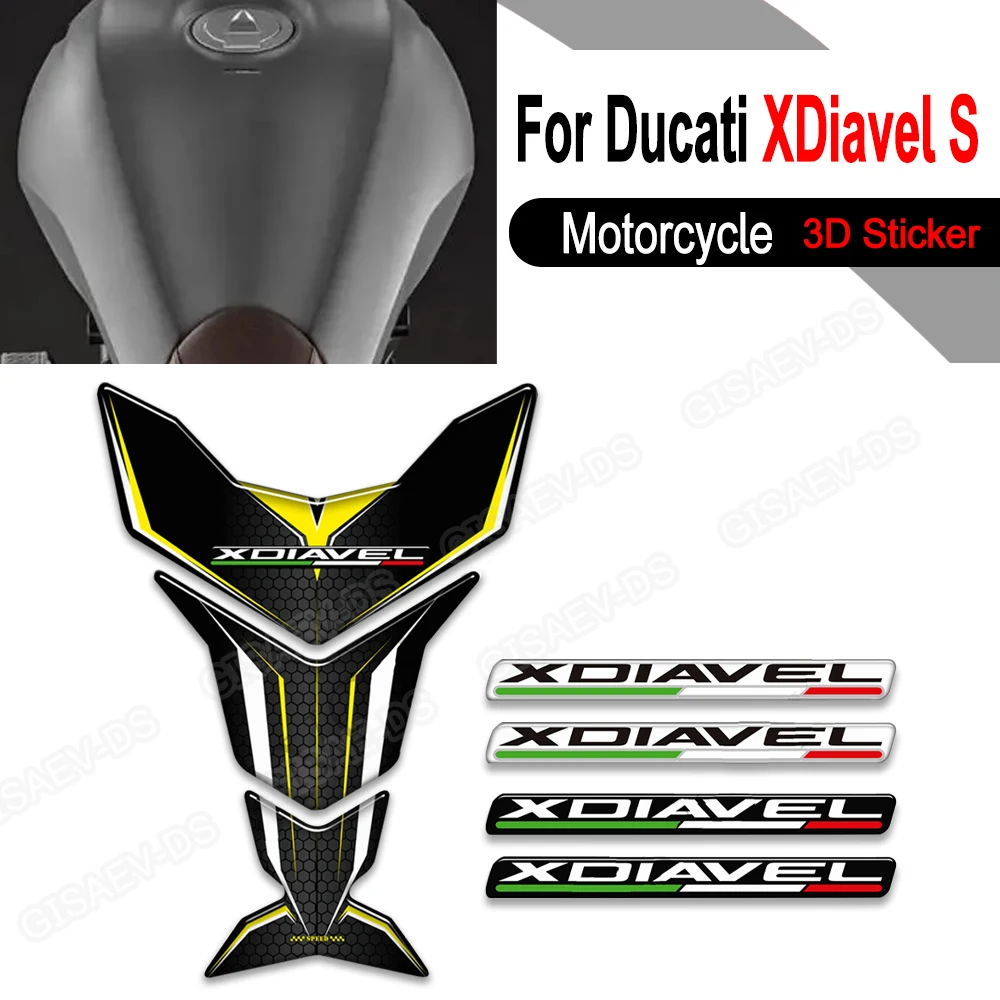 

Для Ducati XDiavel S X Diavel мотоцикл 3D наклейка на топливный бак защитная наклейка наклейки водонепроницаемые