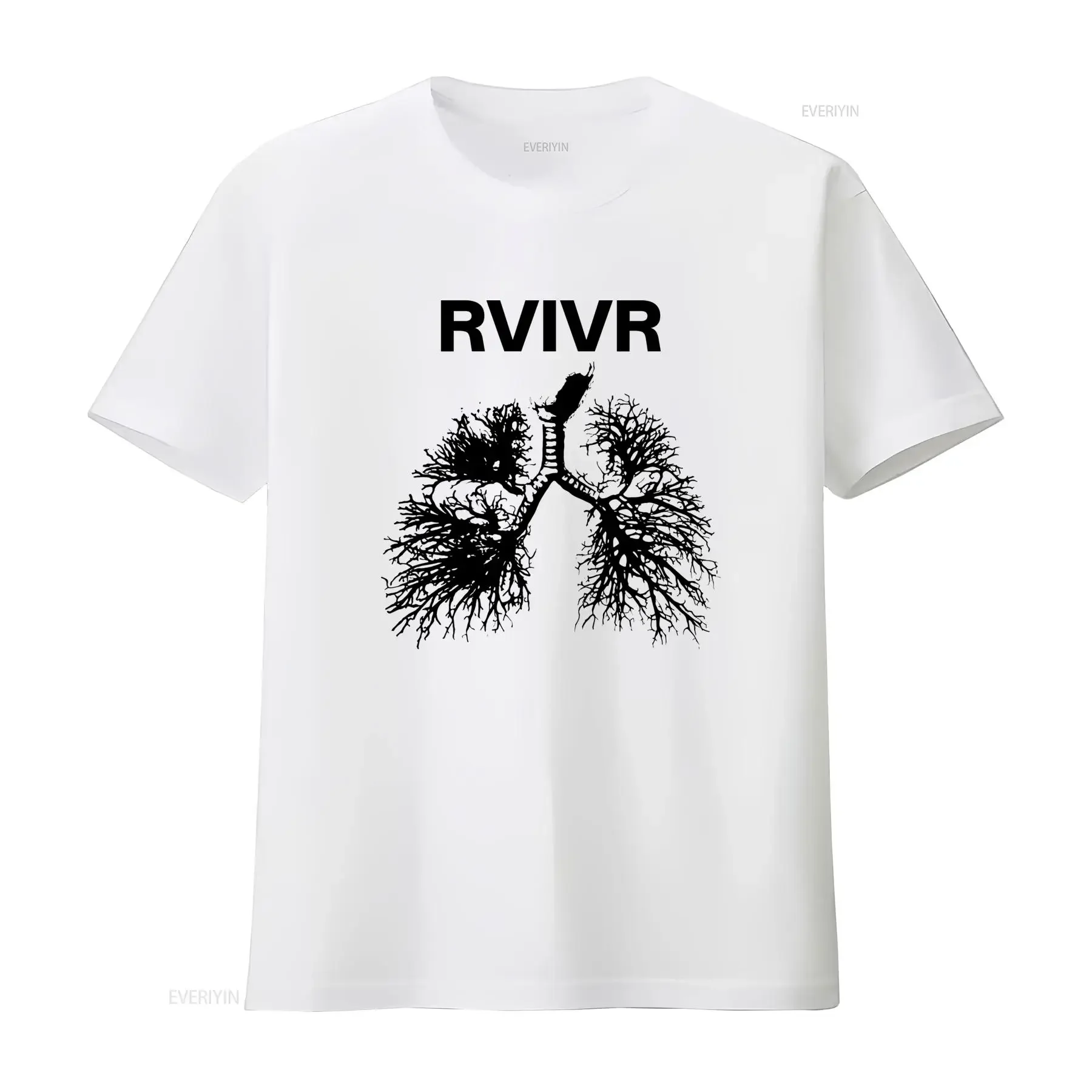 Rare RVIVR Band Tree Lungs T Shirt For Fans AL667 vintage Washed Unisex Soft graphic Casual Breathable Slightly