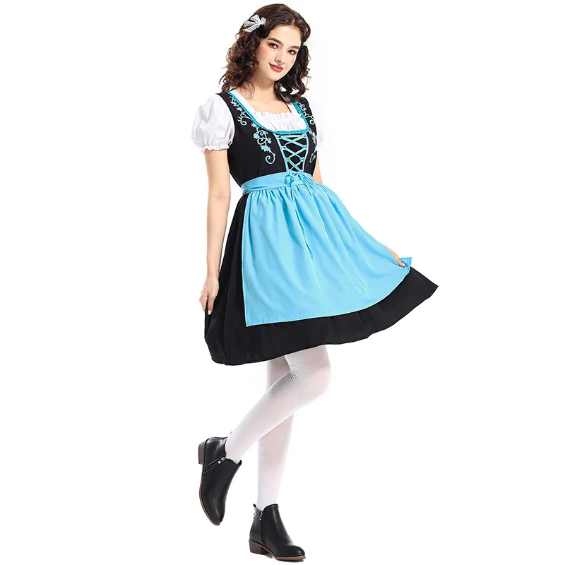 Adulto Mh Costume tradizionale del festival della birra loween Grembiule Dr Wine Estate Abbigliamento da lavoro Faion da donna etnico Autunno 2025