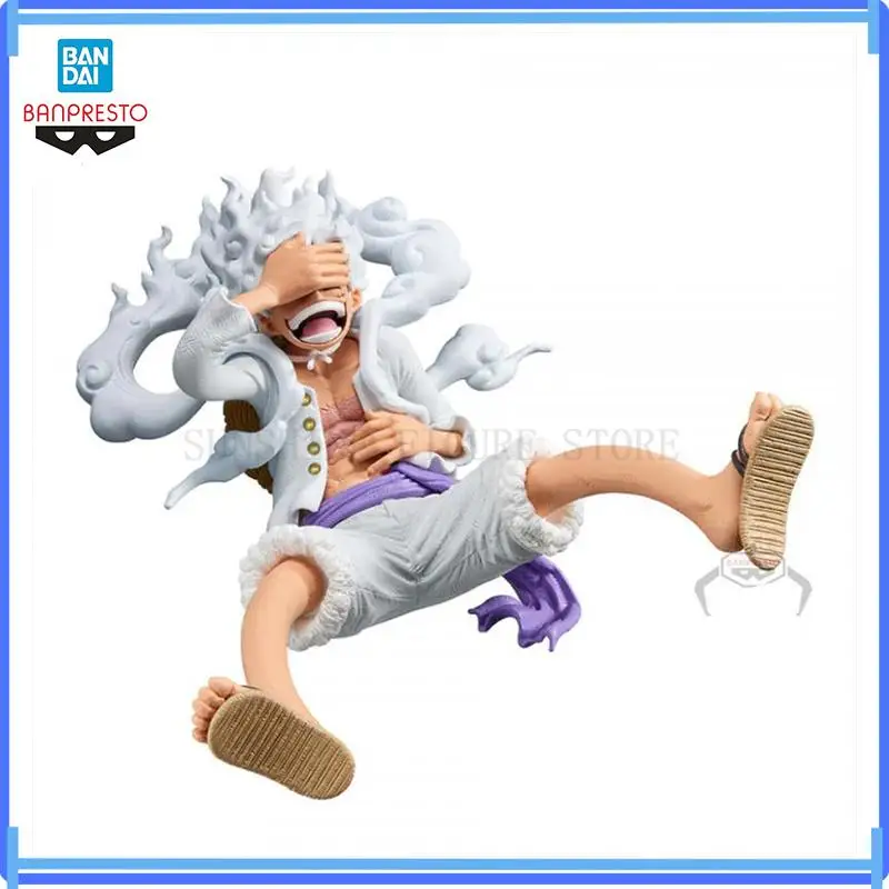 Banpresto In Stock Original Koa One Piece King of Artist 13Cm Luffy Gear 5 Anime Action Figure Model Collectibles Boxed Toy Gift