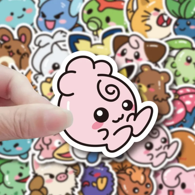 50 pz Poké Mon Pikachu Charmander Charizard Adesivo Cartoon Notebook Diario Giocattolo per bambini Custodia per cellulare Adesivo ricompensa