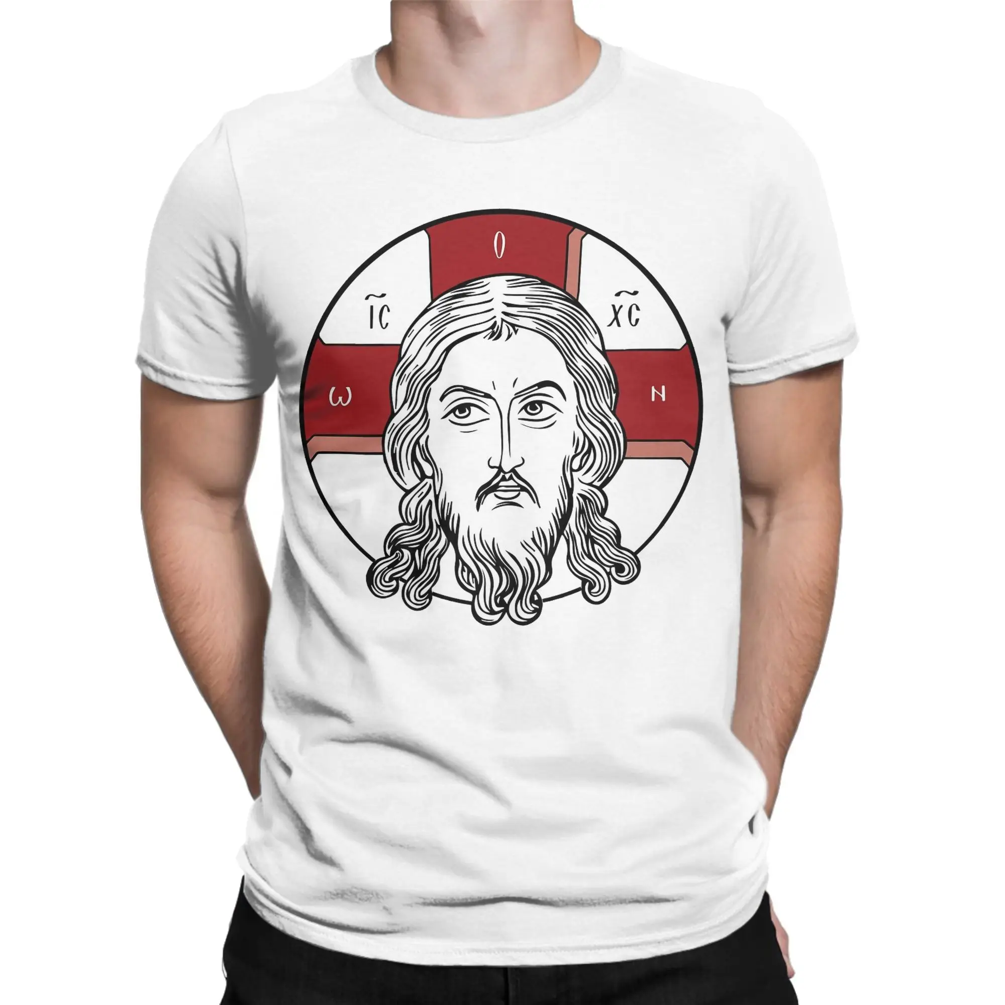 Orthodox Christian Jesus Christ T Shirts for Men Women Cotton Awesome T-Shirt O Neck  Tee Shirt Short Sleeve Clothes Printing