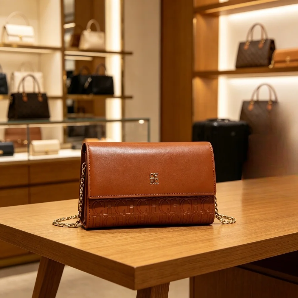 

CHHC 2026 New Women's Bag High Quality Retro Small Bag Popular Hot Crossbody Shoulder Underarm Square Bag