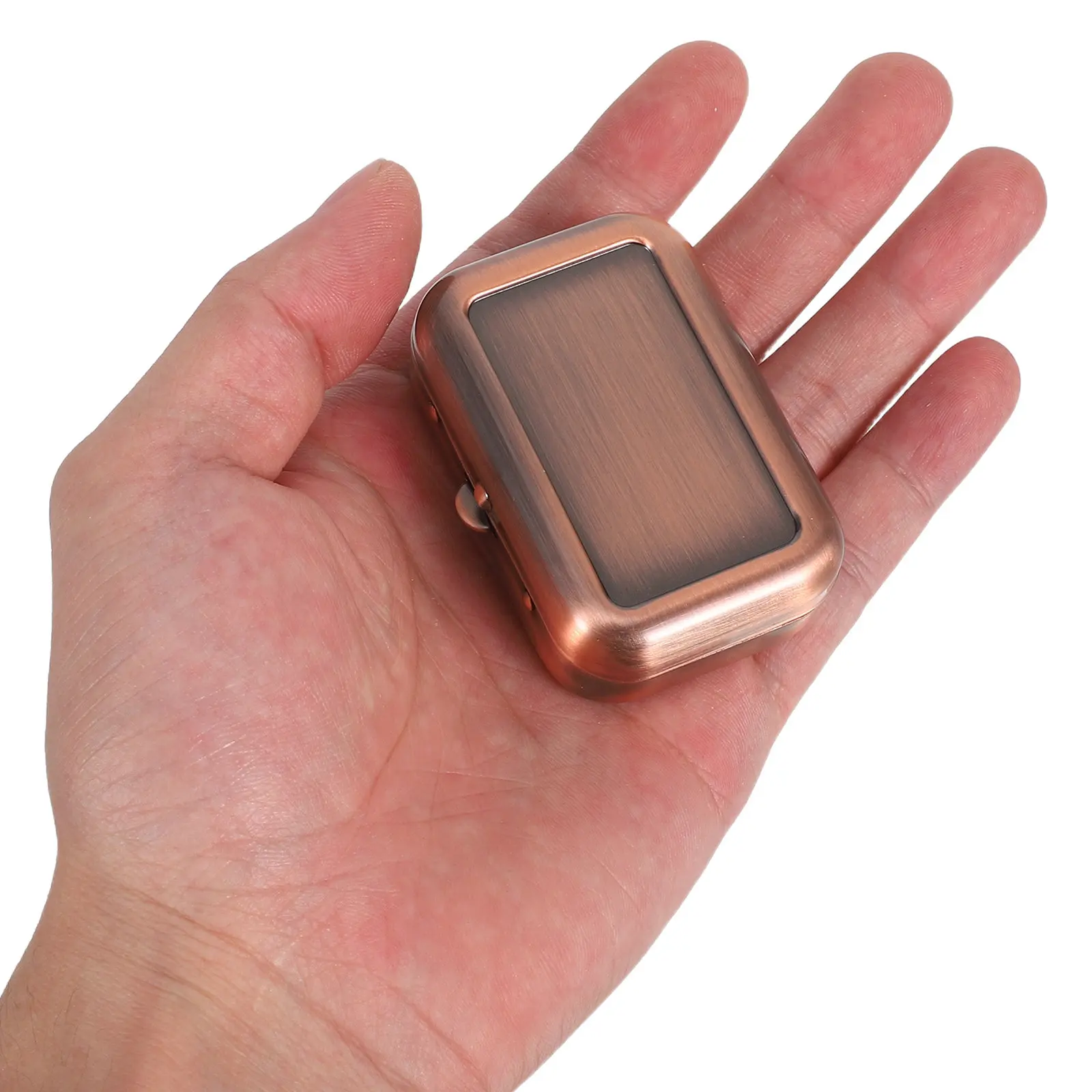 

Camping Accessories Decorative Ashtray for Home Cigarette Snuffer with Lid Brown Portable