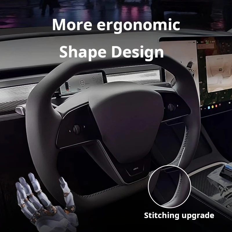 عجلة قيادة رياضية مخصصة سداسية عالمية معدلة على الطرق الوعرة لطراز تسلا 3/Y وشاحنة بيك اب مخصصة