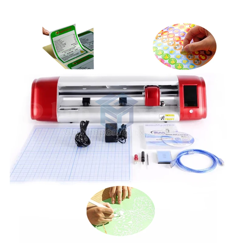 For Guangzhou GED 72cm Skycut Vinyl Sticker Cutting Machine Plotter With Automatic Contour Function C24 Cutting Plotter