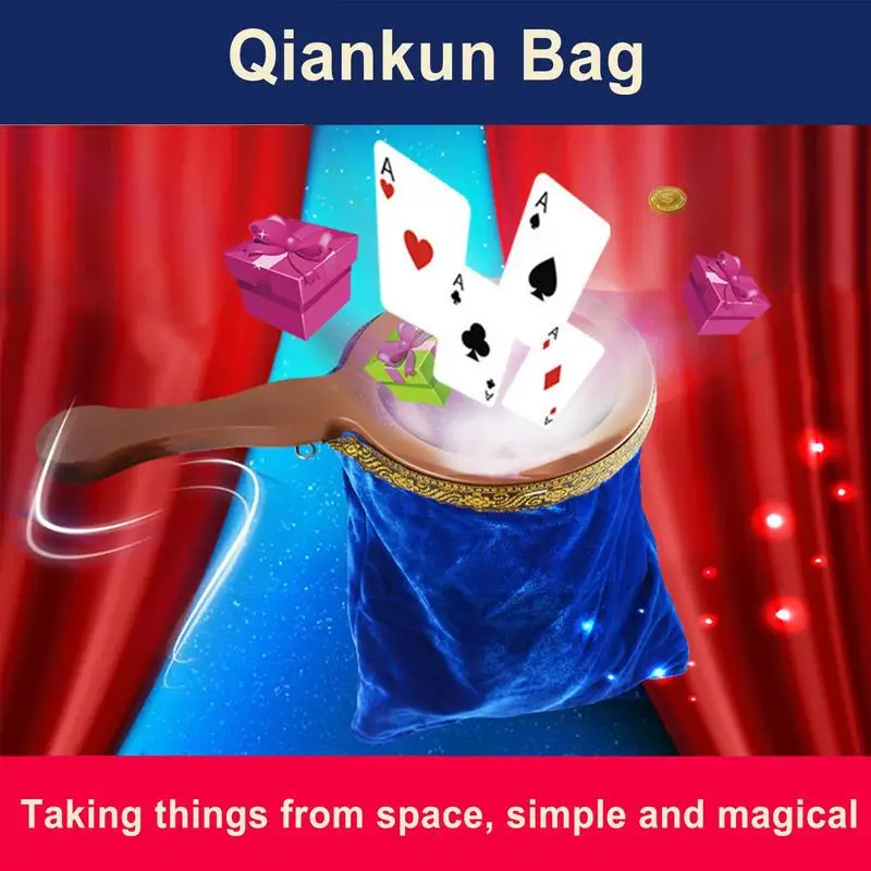 Change Bag Magic Trick Beginner Magician Prop Toy Funny Magical Supplies Sets Trick Toys For Children Stage Festivals Gimmicks