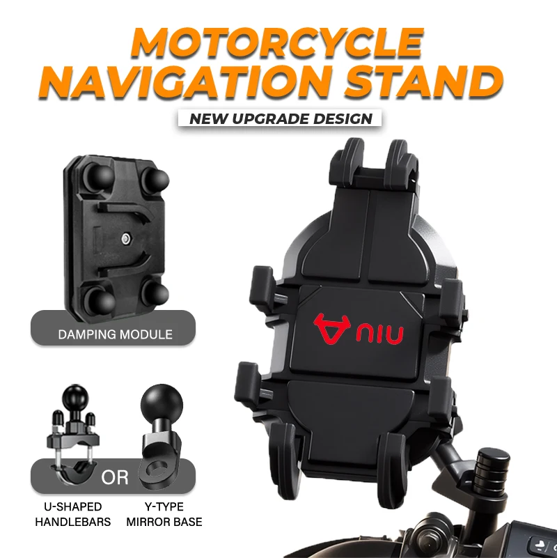 

Противоударный кронштейн для смартфона 4,7-7,1 дюйма для Niu Kqi3 Pro M1 N1s Ngt N1 Uqi NQi GT RQi MQi N1, аксессуары