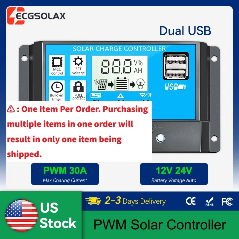 Ecgsolax 30A Pwm So…