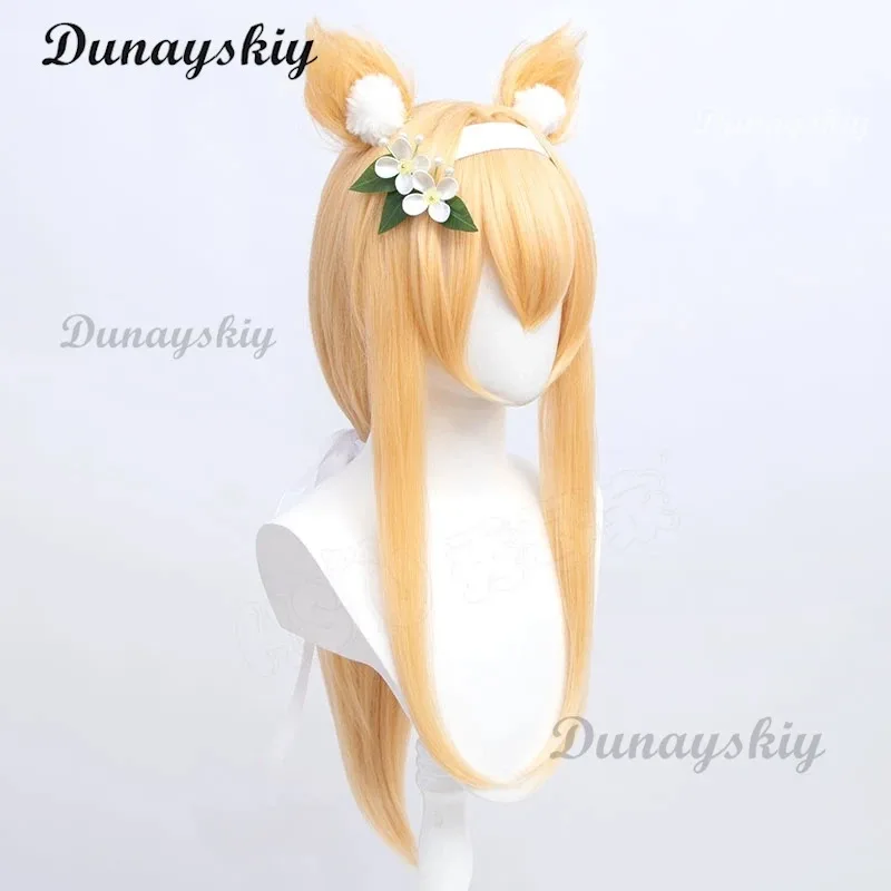 Game Blue Archive Iochi Marī Cosplay Wig White Long Hair Heat Resistant Synthetic Hair Halloween Party