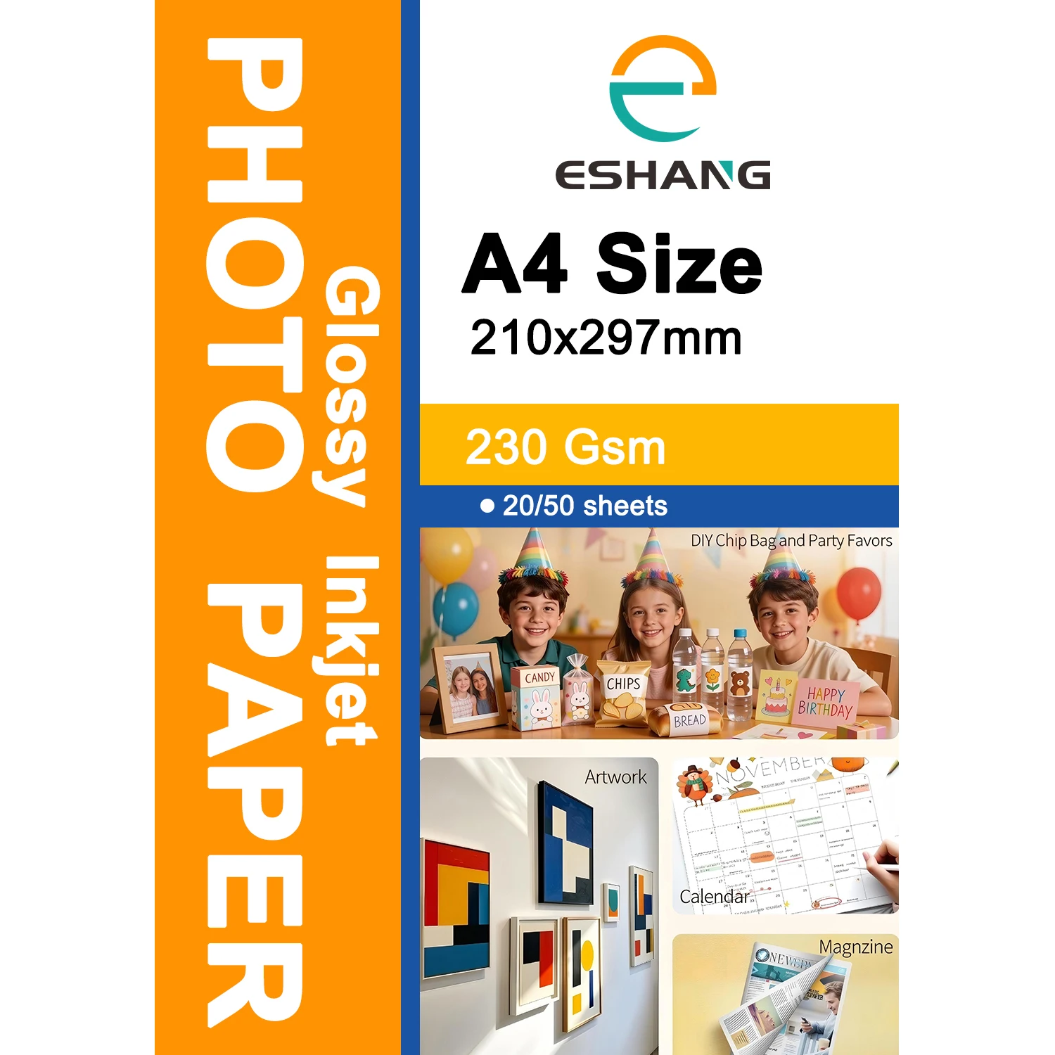 papel-fotografico-glossy-para-impressora-jato-de-tinta-61lb-230gsm-tamanho-a4-83x117-polegadas-210x297mm-20-50-folhas