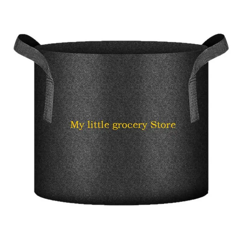 D5BD 4x Breathable Plant Grow Bags Heavy Duty Nonwoven Materials Gardening Containers for Root Development Vegetable Planting