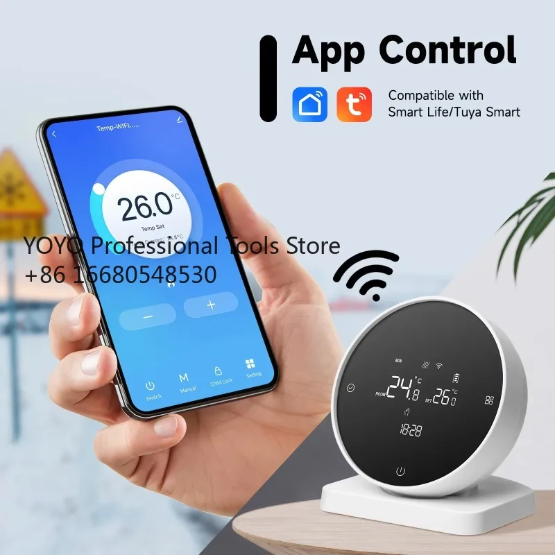 

Hal Wireless Wifi Thermostat for Boiler Heating Battery Temperature Controller Alice Google Home