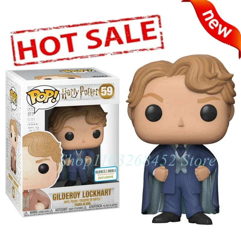 FUNKO POP Harry Series Gilderoy Lockhart #59 Malfoy Snape Potter Ron Vinyl Action Figure Collection Model Toys For Children Gift