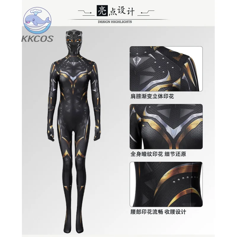 النمر واكاندا للأبد شوري تأثيري حلي بذلة ارتداءها هالوين حفلة كرنفال عيد الميلاد الدعامة لعب الأدوار KKCos