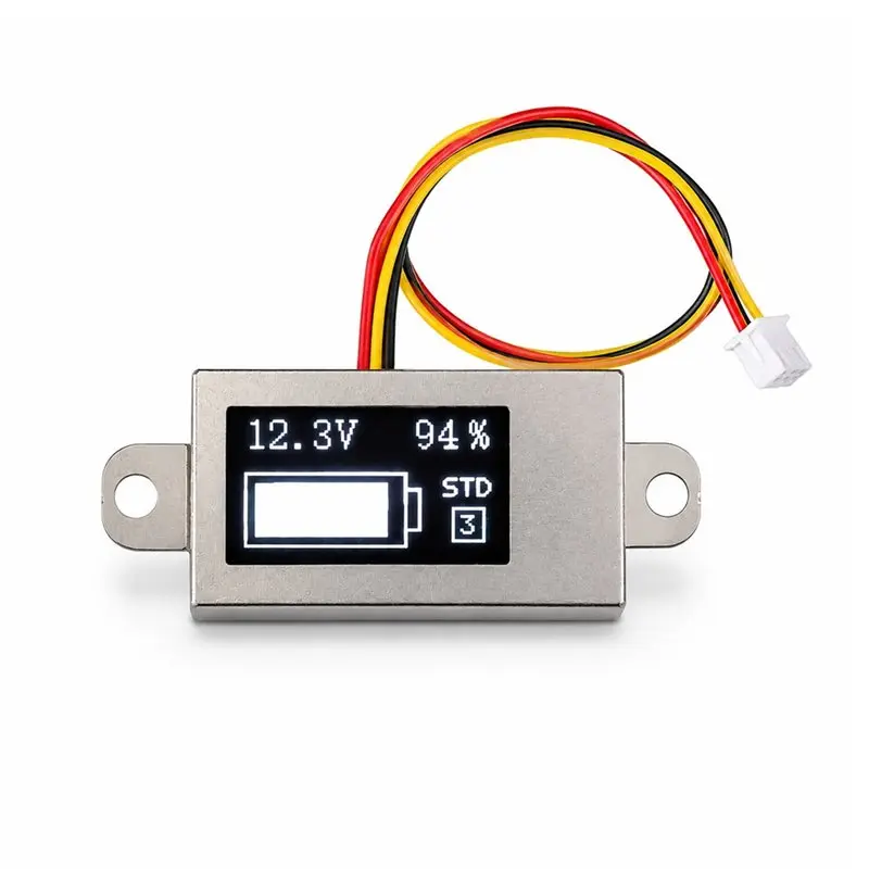 ABYN-Mini Digital Voltmeter With Ultra Thin 0.5 Inch OLED Display, 30V DC Voltage Measurement For Power Supply