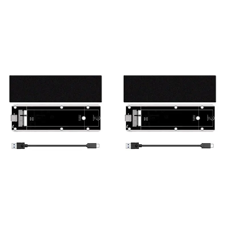 

Exquisite-2X For 2012 Air A1425 A1398 A1465 A1466 SSD Case USB3.2 GEN2 6Gbps M.2 SATA SSD Box SSD Enclosure A-C Cable