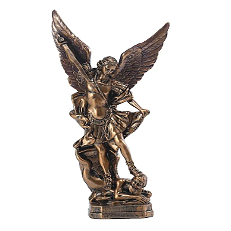 

Classical Coppery Kill Demons Angel Statue Of Saint Miller Pendant Resin Handmade Crafts Christmas Present Hot Sales