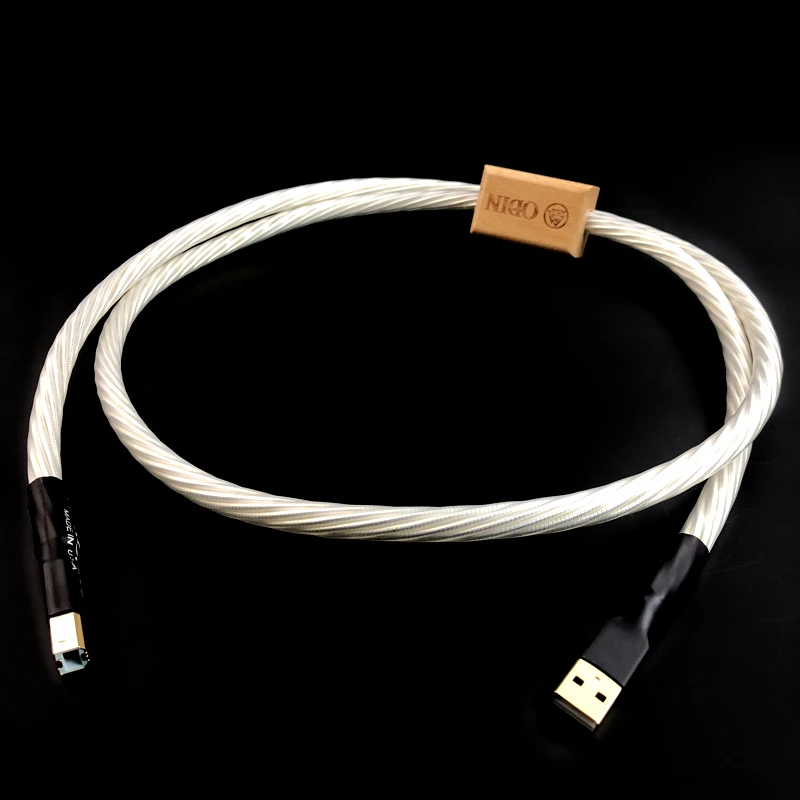 nordost-odin-decoder-dac-data-cable-silver-plated-shield-type-a-to-b-usb-sound-card-digital-cables