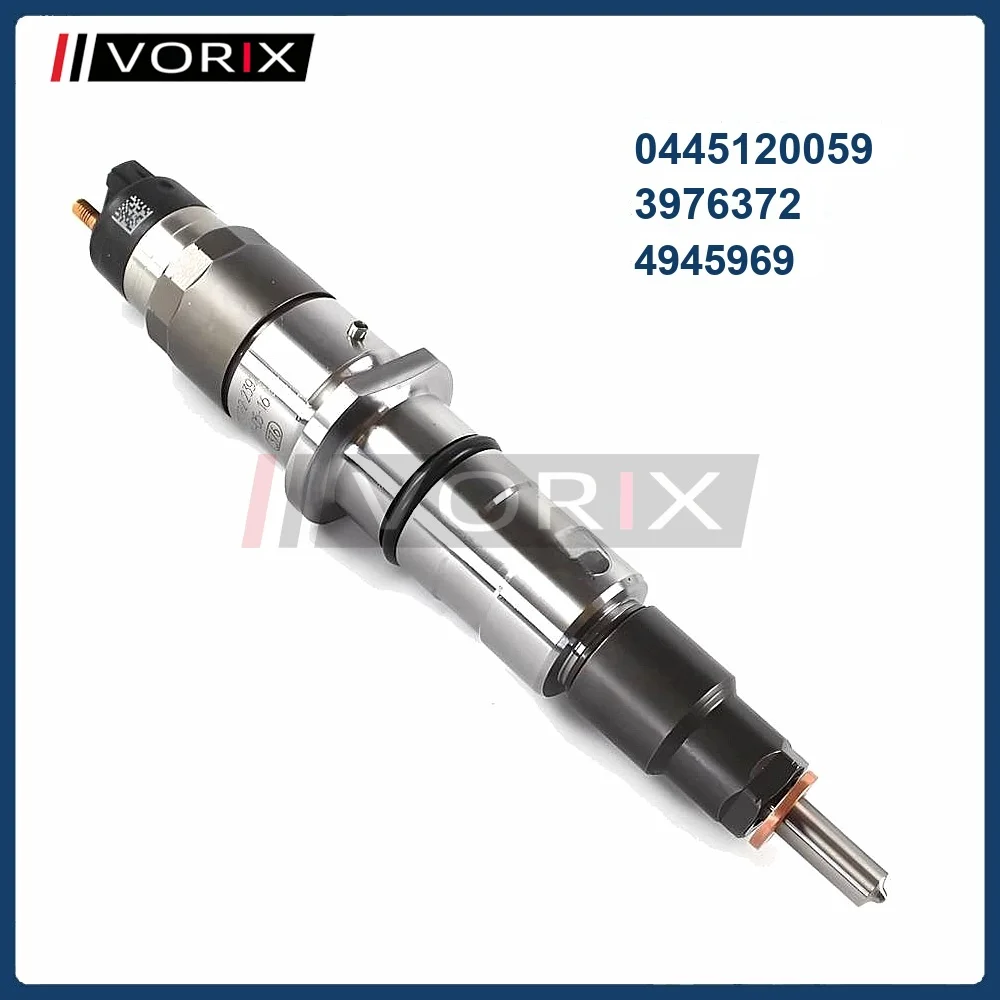 

Fuel Injector 0445120059 3976372 4945969 for Cummins SAA6D107E-1 Komatsu PC200-8