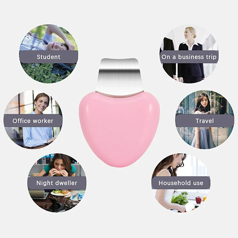 Gezichtshuidscrubber - Mee-eterverwijderaar en poriënreiniger Spatel voor puistjesreiniging en huidverzorging