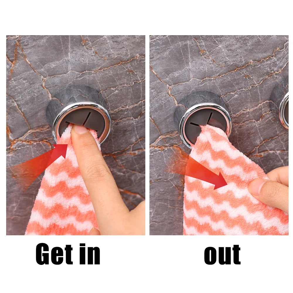 10x Self Adhesive Towel Plug Holder Silicone Hooks Wall Mount Batroom Towel Hanging Kitchen Racks Dishcloth Hanger Clip Holders
