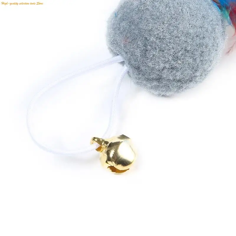 203F 10Pcs Replacement Feathered for Interactive Cats Toy Catching Teasing Charm