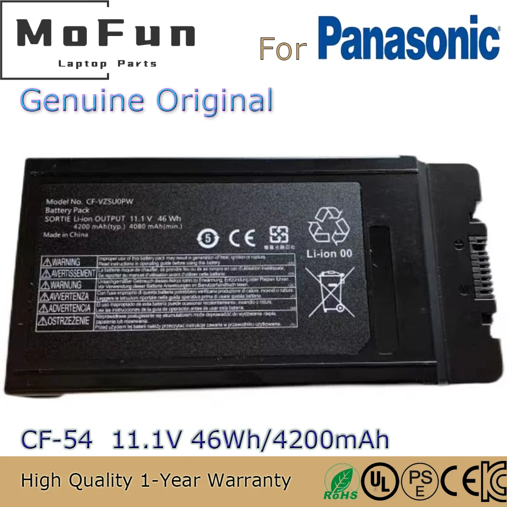 Brand Brand New Original CF-VZSU0PW 11.1V 46Wh Laptop Battery for Panasonic Toughbook CF-54 Series CF-VZSU0PR