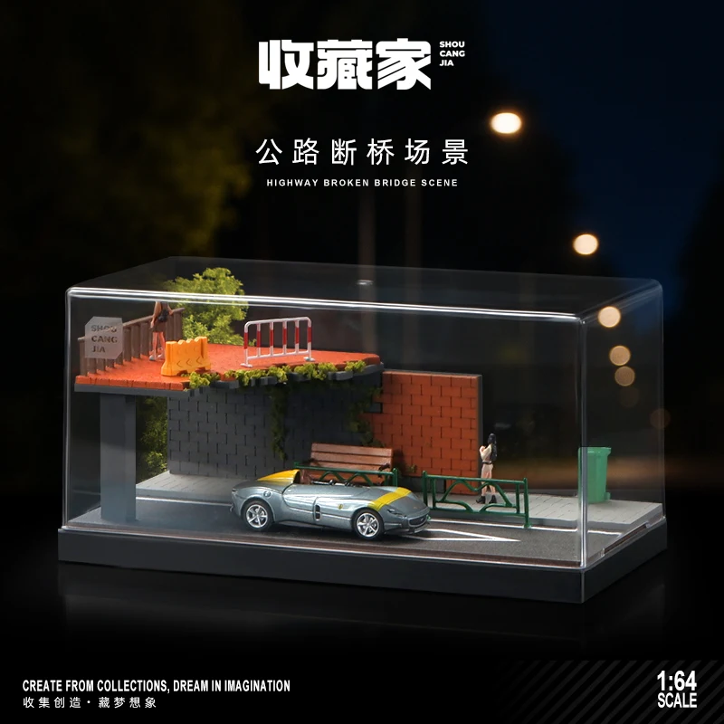 Collector 1/64 A Scene with Illuminated Assembly Ornaments At The