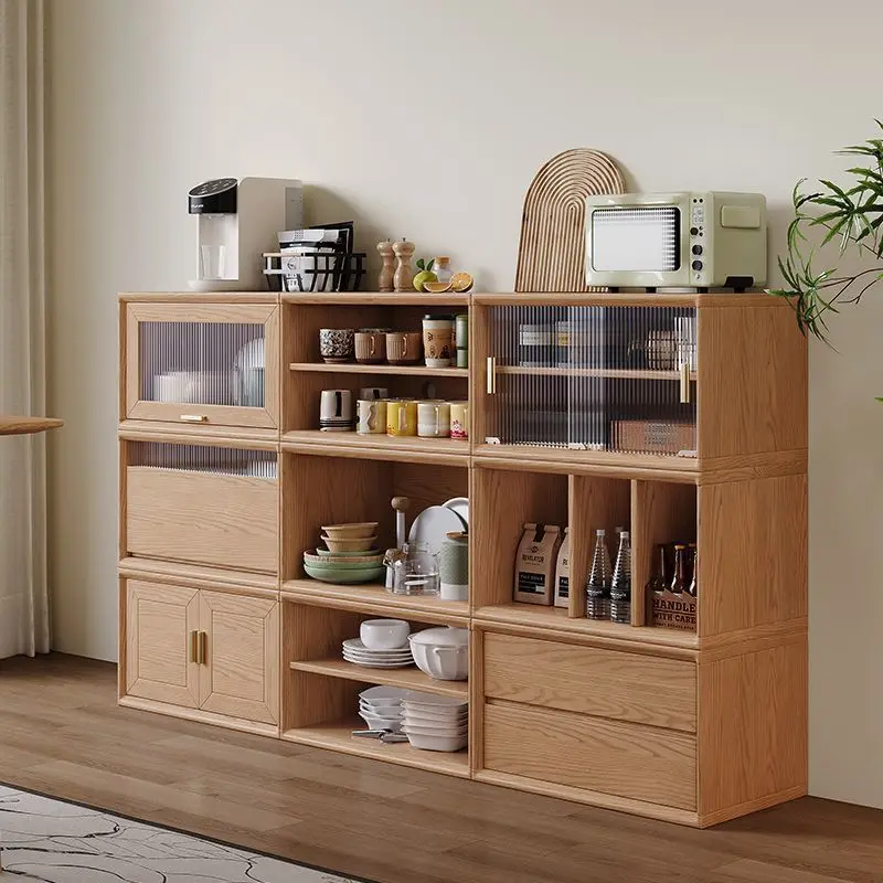 Free combination with chest of drawers Modular storage Multi-layer lattice storage cabinet