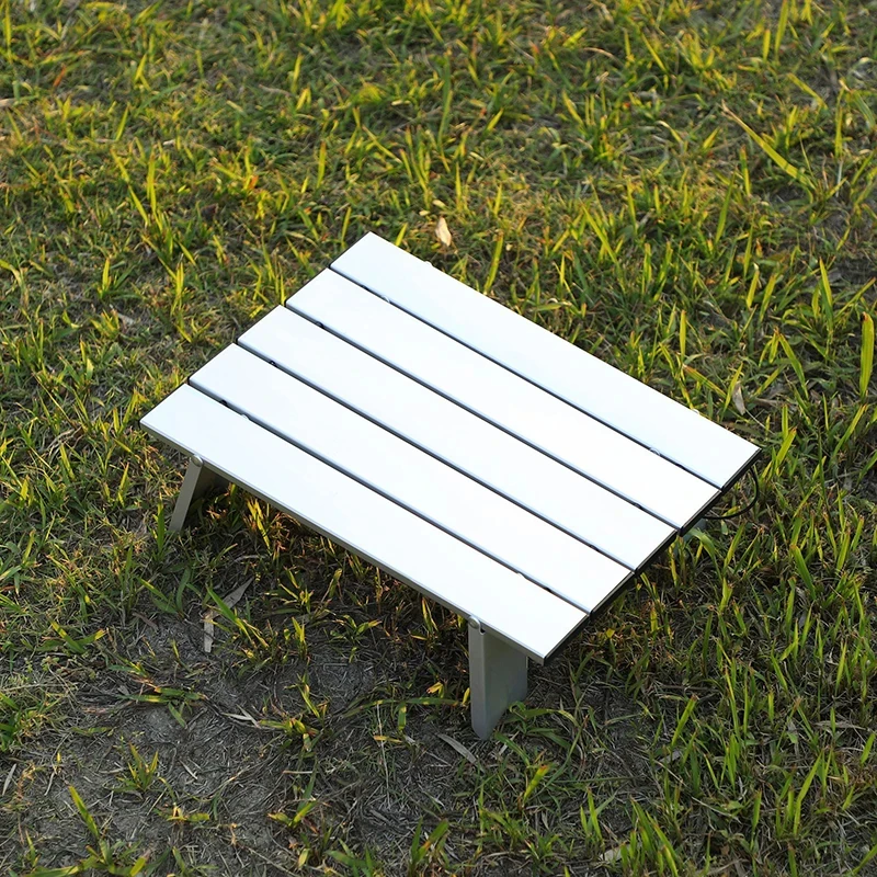 

Aluminum Portable Mini Table For Backpacking Fishing Picnic Bbq And Home Dining Lightweight Folding Outdoor Table