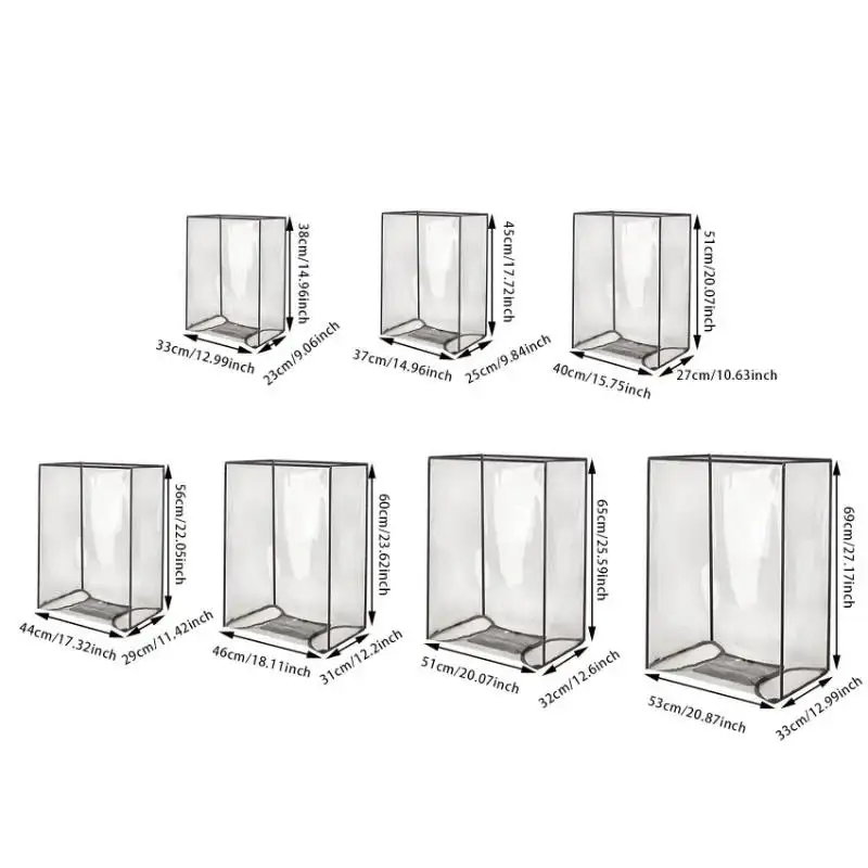 

New Dustproof Transparent Luggage Cover Waterproof Protector Suitcase Covers Storage Fashion Travel Accessories