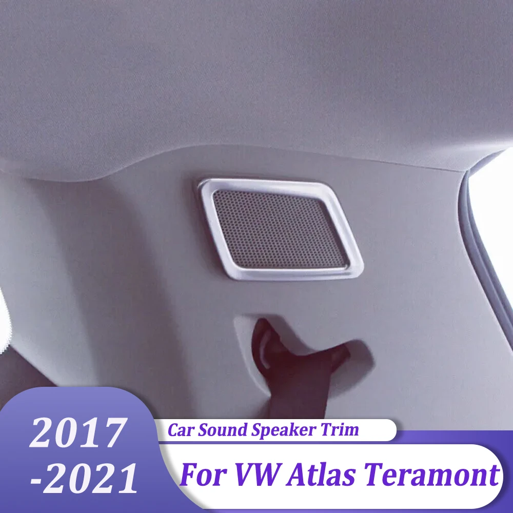

Боковая крышка аудиодинамика на заднее сиденье, внутренняя отделка, автоаксессуары для Volkswagen Atlas Teramont 2017 2018 2019 2020 2021