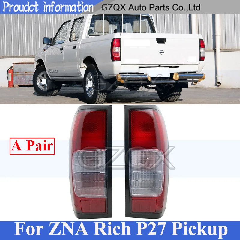 

CAPQX A Pair Rear Bumper Tail Light Tail Lamp For ZNA RICH P27 Pickup Taillight Taillamp Brake Light Rear Turn Signal Light