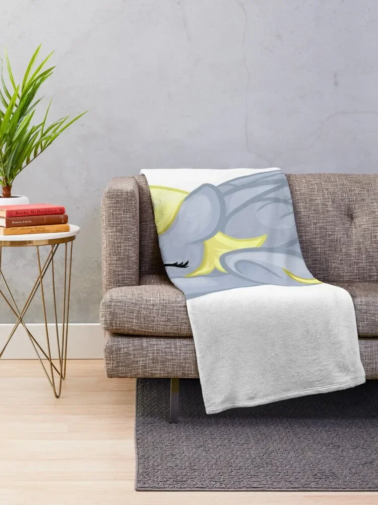 Sleepy Derpy Hooves Throw Blanket Sofa christmas decoration heavy to sleep Plaid on the sofa Blankets