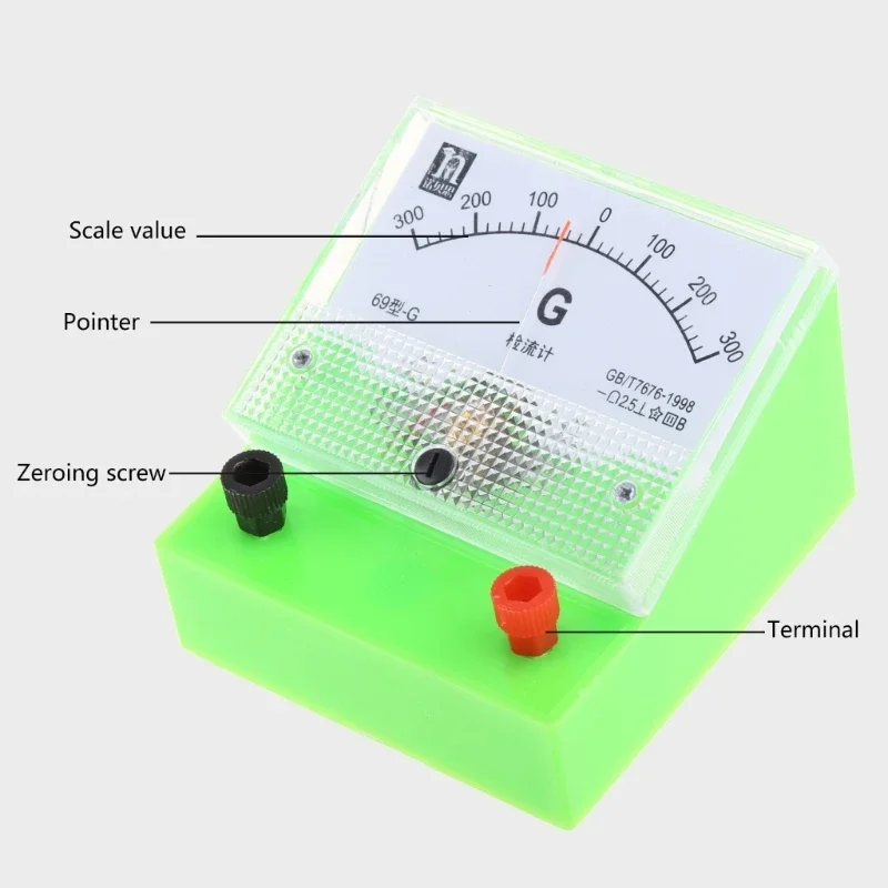 For Experiment Instrument Teaching Demonstration Galvanometer Scientific Ampere Sensitive Ammeter Detector Analog