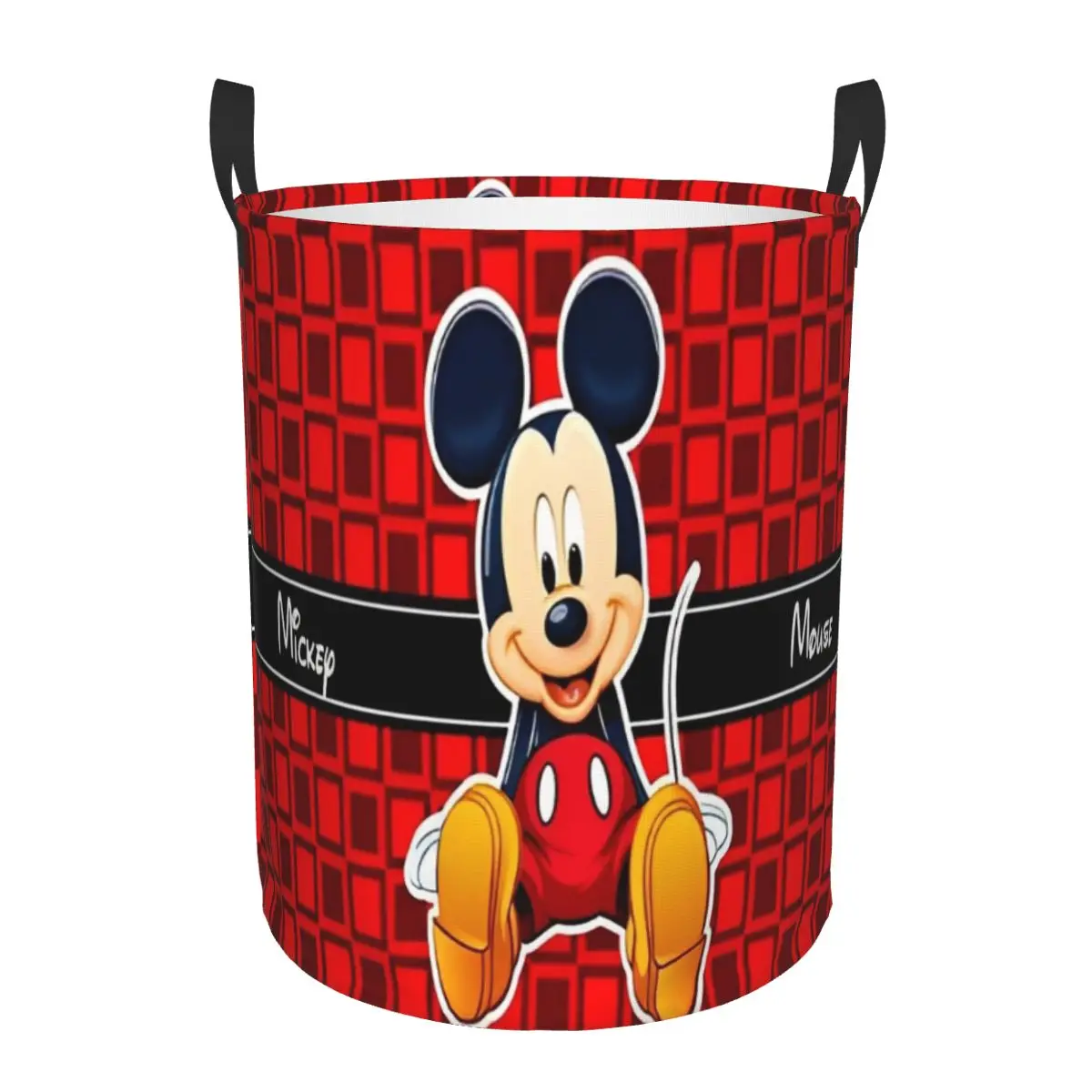 Disney Mickey Mouse Minnie Decor Kid's Toys Baskets Hamper Decorative Storage Bin Basket for Playhouse