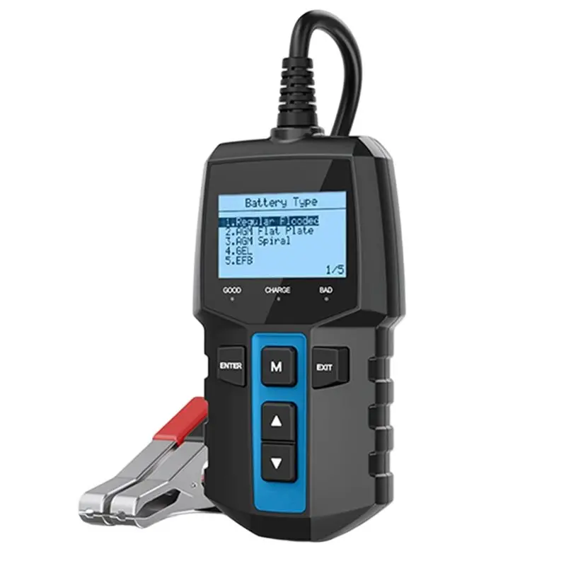 A84E-Car Battery Analyzer 12V Load Tester 100-2000 CCA Car Alternator Tester Charging Cranking System Tester