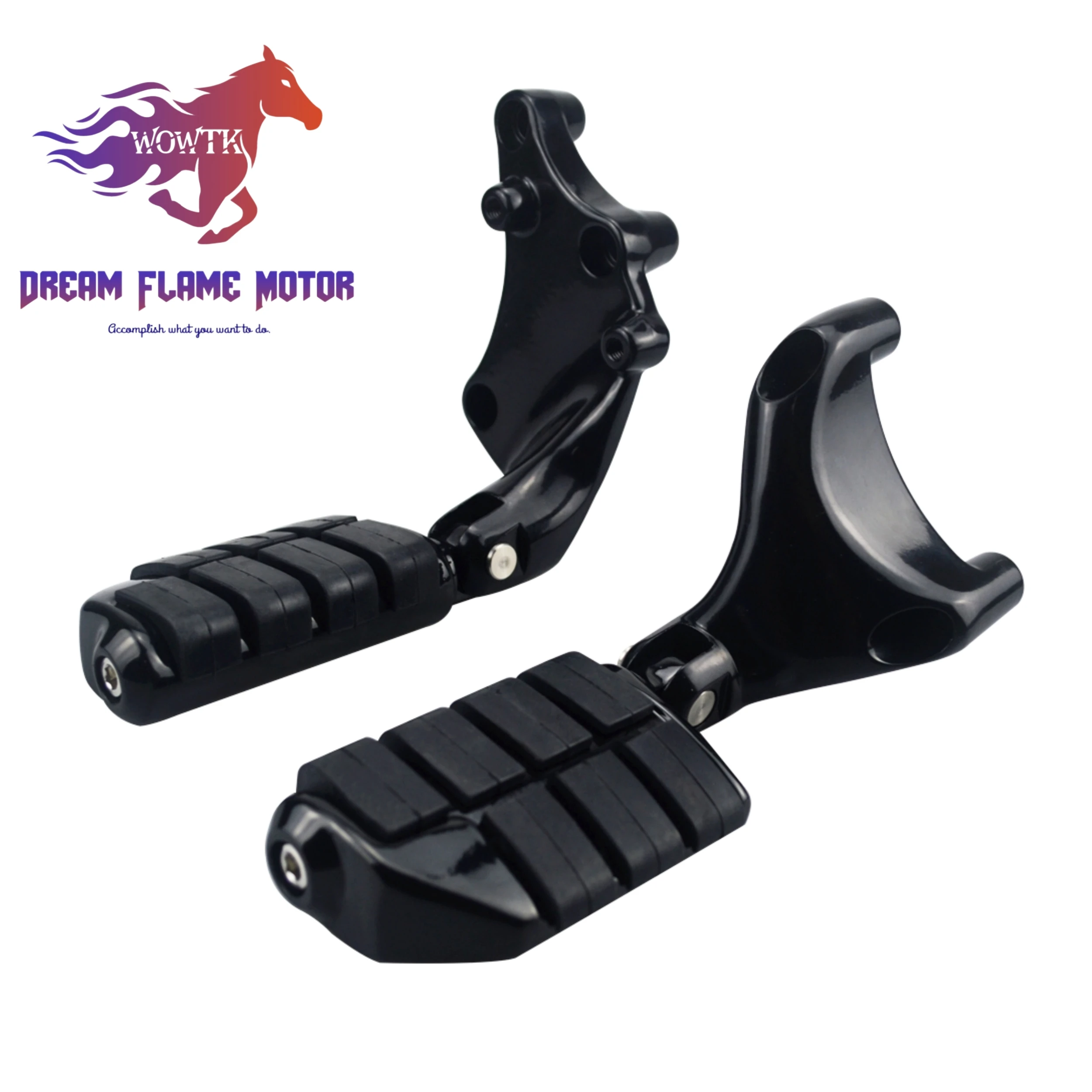 Motorcycles Foot Pegs Rear Passenger Pedal Mount Bracket Moto Footrests For Harley Forty-Eight Sportster XL1200 2014-22 Iron 883