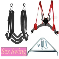 Upgraded Sex Swing Soft Sex Furniture Bondage Love Adult Games Chairs Hanging Door Swings Sex Toys for Couples Erotic Product